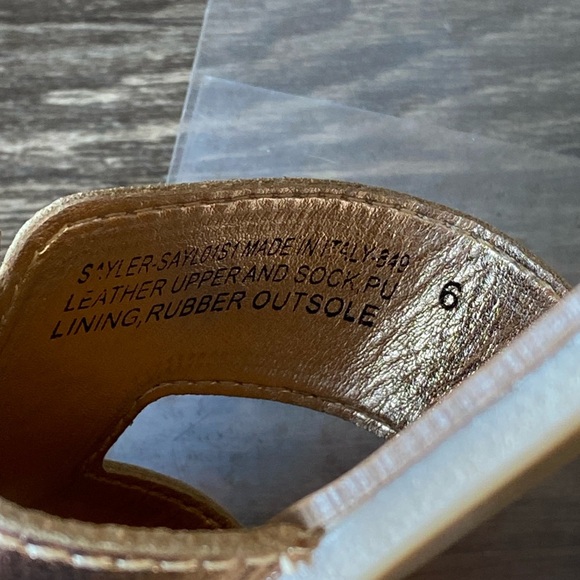 Steve Madden Women's Metallic Slide Sandals Size 6 - Picture 5 of 5